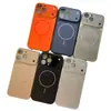 Cristal Corning se Transforma Instantáneamente en una Funda para Teléfono Apple 17, Adecuada para iPhone, con Ventana Grande Magnética Ag Deslustrada, Funda Dura de PC de Cobertura Total