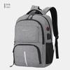 Mochila de Moda Casual Nueva para Hombres de Negocios con Logo Impreso, Bolsa para Computadora de 15.6 pulgadas, Bolsa para Escuela Secundaria y Universidad