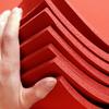 Rollo de Material de Espuma de Silicona Resistente a Altas Temperaturas Rojo Máquina de Transferencia de Calor Junta Almohadilla de Goma Aislante Antideslizante Tablero de Espuma de Silicona