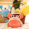 Acuario Cangrejo Creativo Peluche Lindo Muñeco Máquina de Muñecos Cangrejo Tamaño Pequeño Muñeco de Trapo de Cangrejo