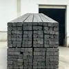 Traviesas de madera viejas, traviesas anticorrosión, traviesas de madera maciza para minas, soportes fijos de vía, traviesas de ferrocarril viejas impregnadas en aceite