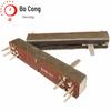 Potenciômetro Deslizante Reto 7,3cm A10K Mixer de Dois Canais Dimming Table Potenciômetro Deslizante Reto