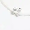 Retención de Color Fuerte Charola de Flor Incrustada Tapa de Flor Separador Copo de Nieve Pulsera de Perla de Cristal Pulsera Accesorios de Joyería DIY C21