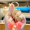 Colgante Llavero de Cereza Más Vendido Transfronterizo, Lindo Accesorio para Bolso, Llavero de Coche Exquisito, Llavero de Pareja, Pequeño Regalo