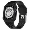 Pulseira Integrada de Silicone Estilo Mecânico Armor Adequada para Apple 56789 Geração iWatch Ultra Pulseira Armor