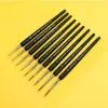 Al por mayor transfronterizo Pincel delineador pelo de lobo G130 acuarela pelo suave pintura al óleo extrafino ultra-fino pincel pintado a mano pincel para delinear bordes