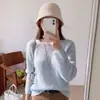 Suéter único y elegante con diseño calado para mujer, nuevo estilo primavera y otoño 2026, de corte holgado, adelgazante y rejuvenecedor, top de punto