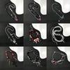 Gargantilha Choker de Couro Europeia e Americana Transfronteiriça com Pingente de Cruz Estilo Fashion Punk Doce Cool Personalidade Corrente para Clavícula Tendência Acessórios de Colar Cool