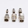 Conector neumático de tornillo rápido con pin de producción propia, tapa de bloqueo PC, tornillo rápido recto, tubo de aire PU, rosca niquelada, recto, cable exterior
