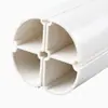 Tuberías de suministro de agua de PVC de grado industrial, tuberías redondas blancas engrosadas, hechas a medida con materiales puros, resistentes a impactos, resistentes a ácidos y álcalis, tuberías lisas