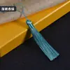 Atacado 8cm franja curta e grossa spike pingente pendente de carro sachê de roupa acessório de marcador de página de roupa spike pendente diy poliéster