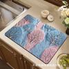 Mantel Estilo Americano Tapete Drenante Lujo Ligero Avanzado Cocina Diatomeas Antideslizante Hogar Aislamiento Térmico Absorbente Secado Rápido Tapete para Encimera