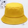 Sombrero de Pescador de Algodón Puro con Logotipo Personalizado, Sombrero de Cubo de Verano, Parasol para Exteriores para Niñas, Sombrero de Protección Solar con Bordado Impreso para Hombres
