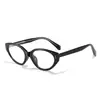 Montura de Gafas Retro Coreana de Gato para Hombres y Mujeres 87004 Sencilla Ins de Gama Alta con Aspecto Adelgazante Montura de Gafas para Miopía con Filtro de Luz Azul