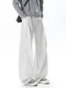Estilo americano, corte holgado, moda urbana, colección otoño 2026: Pantalones deportivos casuales de pierna ancha, pantalones largos para hombre, nuevo diseño moderno