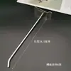 Gancho para tablero ranurado gancho universal para tablero gancho tipo Apple gancho para tablero con agujeros gancho para estante de tubo cuadrado venta al por mayor de fábrica