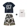 Ropa Infantil de Moda Urbana Hip-Hop Ropa Infantil de Marca de Moda Trajes Personalizados para Niños Ropa de Rendimiento de Danza Urbana Hip-Hop Urbana para Niñas