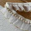 Accesorios de encaje de alta calidad hechos a mano, materiales decorativos de bricolaje, ropa de libro con volantes, cinta, muñeca, tela con volantes