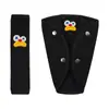 Almohadilla de hombro triangular para cinturón de seguridad de coche de seda de hielo personalizada por el fabricante, adecuada para todas las estaciones, almohadilla de hombro infantil anti-estrangulamiento para el interior del coche