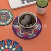 Alfombrilla de Té Resistente al Calor de Madera, Posavasos, Base Aislante, Bonita Alfombrilla para Mesa de Comedor, Alfombrilla Protectora contra Quemaduras, Alfombrilla de Goma de Alta Calidad, Alfombrilla para Platos