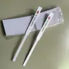 Soporte de papel de prueba de fragancia de aceite esencial, soporte de prueba de aroma blanco lechoso con 12 ranuras, soporte de exhibición de metal acrílico para prueba de fragancia