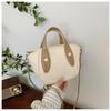 Bolso de Mano Cruzado para Mujer de Moda de Alta Gama Transfronterizo Nuevo Versátil de Celebridad de Internet Color de Contraste Simple de Gama Alta de un Solo Hombro para Mujer