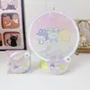 Ventilador de mano de tela dulce de nuevo estilo, portátil y plegable, alto valor estético, lindo y un imprescindible para el verano