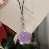 Celebridad de Internet Explosiones Delgadas Brillo Luminoso Estrella Gorda Cuerda para Teléfono Regalo de Mejor Amigo Colgante de Estrella Transparente para Bolsa