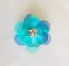 Parche de flor de lentejuelas hecho a mano DIY parche de tela de flor con lentejuelas y cuentas accesorios de aplicación para decoración de ropa sombrero bolsa zapatos