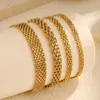 Pulsera de malla de acero inoxidable para hombre y mujer, pulsera igual, pulsera de correa multiespecificación, joyería transfronteriza BR-1433
