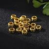 Cor preservando areia ouro espiral Fu palavra espaçador espaçador requintado cor preservando grânulo diy acessórios jóias acessórios fabricantes atacado