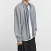Jaqueta Tricô Xadrez Falsa de Duas Peças Tendência Nova para Homem 2025 Novo Cardigan Tricô Casual de Inverno para Homem