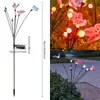Lâmpada Borboleta de Fibra Solar layout de jardim pátio lâmpada decorativa Lâmpada de Gramado Vagalume Villa lâmpada de atmosfera à prova d'água
