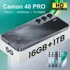 Camon40Pro Transfronteiriço Smartphone Android de 7,3 polegadas com Tela Perfurada de Alta Definição, Conectividade 4G Global, em Estoque