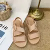 Sandalias de Nueva Llegada 2024 Moda Femenina para Verano Sandalias Populares en Internet Sandalias Zapatos Planos Sandalias de Comercio Exterior