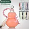 Venta al por mayor de fábrica 500ml botella de vidrio creativa de alta calidad forma de calabaza sellada 0.50kg bebida jugo leche