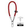Cordón para Teléfono Móvil Personalizado de Alta Gama, Correa de Muñeca Trenzada, Cordón Corto para Funda de Teléfono Móvil, Venta al por Mayor de Fábrica