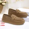 Mocasines para Mujer Punta Redonda Sin Cordones Casuales Planos Cómodos Antideslizantes Lugar de Trabajo Trayecto Diario