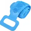 Toalla de baño de silicona para bañar la espalda, artefacto de baño de tira larga para frotar la espalda, para hombres y mujeres, fuerte, de doble cara, para frotar barro y ceniza, toalla de baño