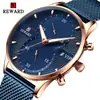 Reloj de Cuarzo Casual de Recompensa Reloj Deportivo para Hombre Transfronterizo Europeo y Americano Negocios Nuevo Estilo Cronógrafo de 5 Manecillas Reloj para Hombre