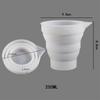 Recipiente de Ferramentas DIY Copo Medidor Vela Gesso Colagem Copo Conveniente Silicone Dobrável Copo Molde Silicone Copo