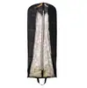 Capa de poeira para vestido de noiva mais vendida, dobrável, portátil, bolsa de embalagem de armazenamento para caixa de vestido de uso duplo