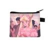 Hermosa chica guerrera caricatura monedero estudiante linda bolsa mini bolsa para audífonos cremallera tarjetero un lote de caliente