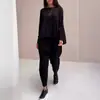 Conjunto de Pantalones Casuales de Color Sólido Deportivos Modernos con Cordones y Múltiples Bolsillos de Moda Otoño 2024 de Comercio Exterior Europeo y Americano