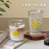 Vaso Americano de Vidrio Simple Acampanado Resistente al Calor para Café Helado Restaurante Taza para Té con Leche Transparente Taza para Leche Vaso para Cerveza Vaso para Agua