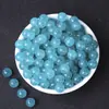 Venta al por mayor del fabricante ágata calcedonia piedra natural cristal cuentas sueltas para manualidades DIY hechas a mano, pulseras y accesorios de abalorios
