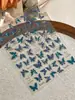 Adesivos para Nail Art Padrão Formiga Adesivos Borboleta Designs Exquisitos Cintilantes Fabricante Direto Decorações de Nail Art Primavera/Verão Atacado Yt7798
