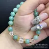 Pulsera de Fantasma Verde Original Natural para Mujer Diseño DIY Pulsera de Cristal Perla Hueca Fantasma Verde Nuevo 2024