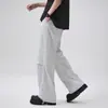 Roupas Masculinas Xintang 2026 Calça Casual Masculina de Corte Reto, Fina e Solta para Primavera/Verão, Secagem Rápida, Calça de Trabalho para Paraquedista Americano para Homens