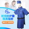 Ropa de Plomo para Rayos X Ropa de Protección contra la Radiación Conjunto de Ropa Protectora de Media Manga Traje Protector contra la Radiación Anti-núcleo para Sala de TAC Ropa Protectora Postoperatoria